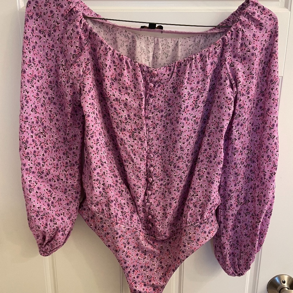 Off the shoulder bodysuit
